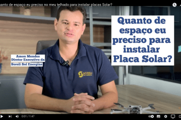 Amon Mendes Responde: Quanto de espaço eu preciso no meu telhado para instalar placas Solar?